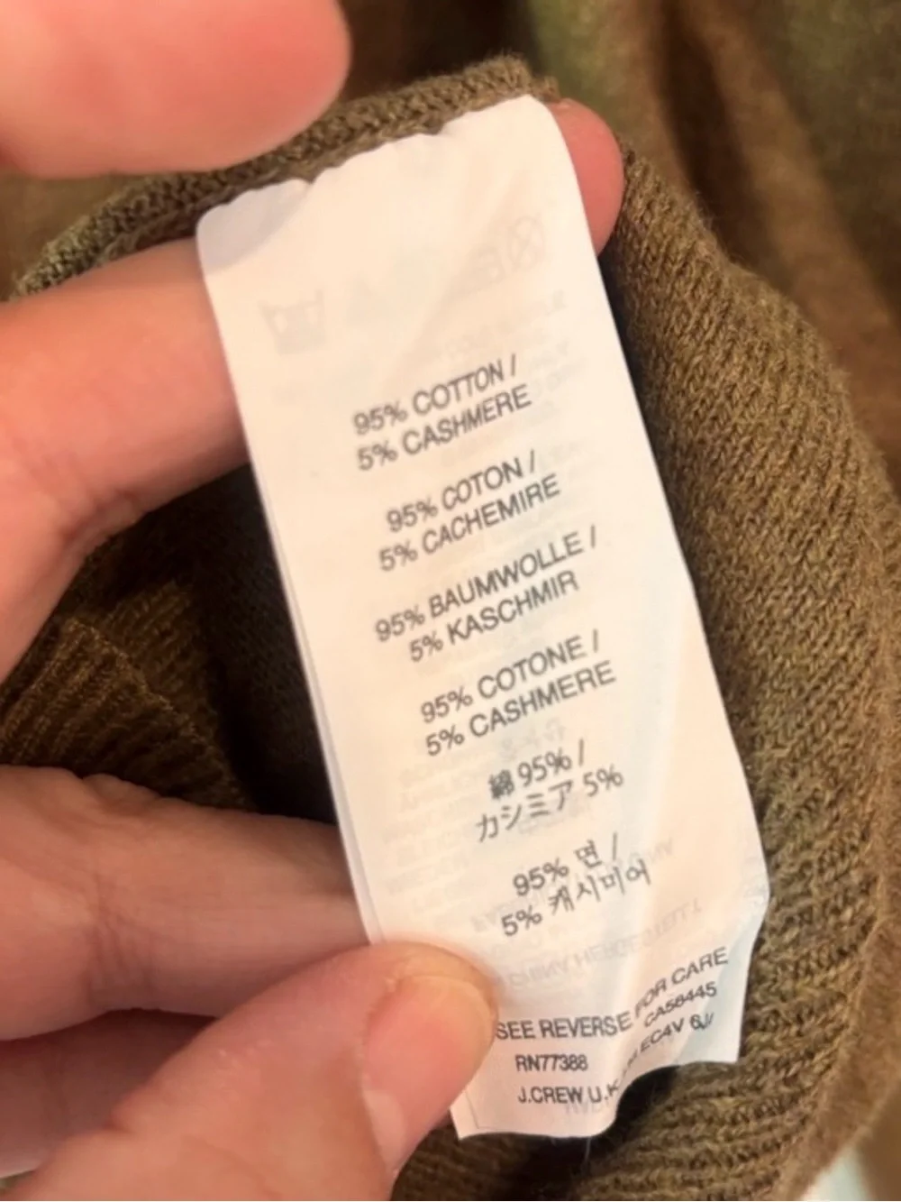 Set of 5 J.Crew men's sweaters size large (cashmere, cotton & merino wool)